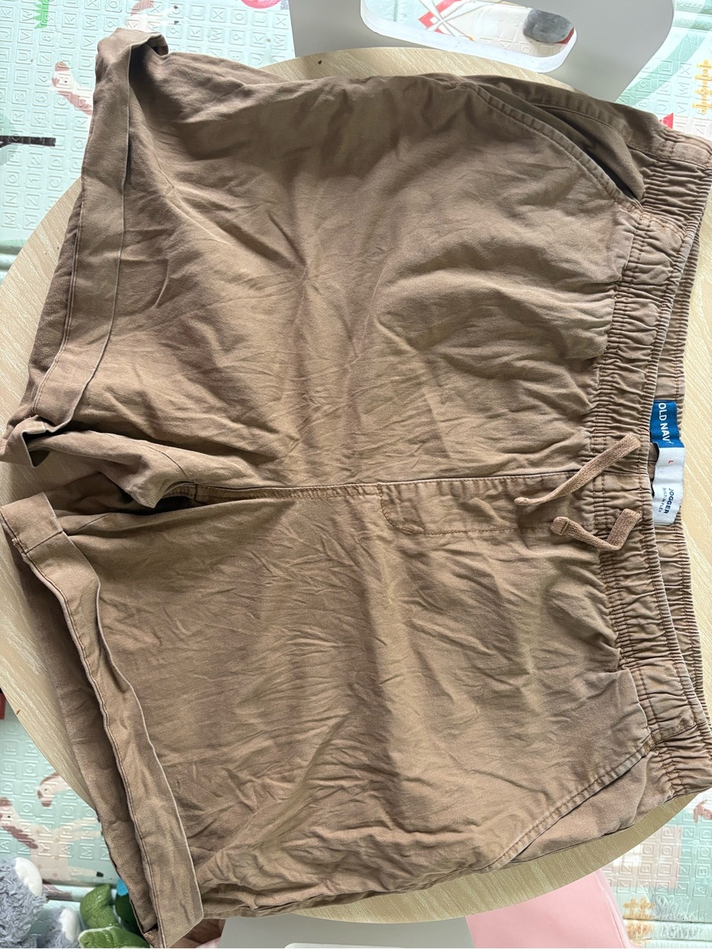 Old Navy Brown Elastic Drawstring Athletic Shorts